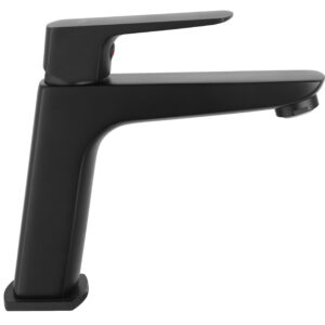 VITTO matt black armatura za umivalnik | BVI2VLBL