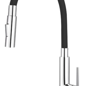 ZUMBA SLIM 2F gibljiva armatura za pomivalno korito – ČRNA | BZA43B