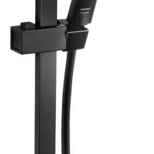 SINUS matt black tuš set ročka | N170BL-B