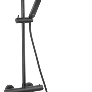 TREVI BLACK kvadratni tuš set | NP75SQ-TRV7U-BL
