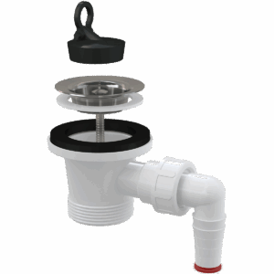 A31P zgornji del sifona s priključkom za pralni stroj